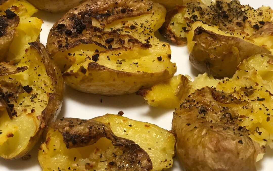 Garlic Smashed Potatoes