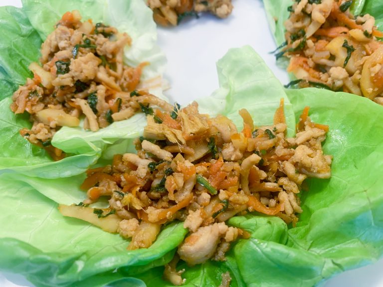 Asian Chicken Lettuce Wraps