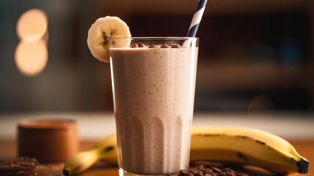 Chocolate Banana Protein Shake