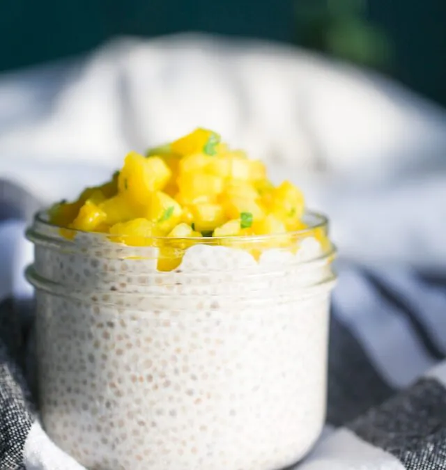 Mango Coconut Rice Pudding
